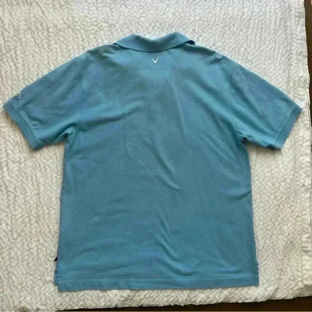 Callaway Golf- Polo Shirt- Aqua- Large - Picture 4 of 5